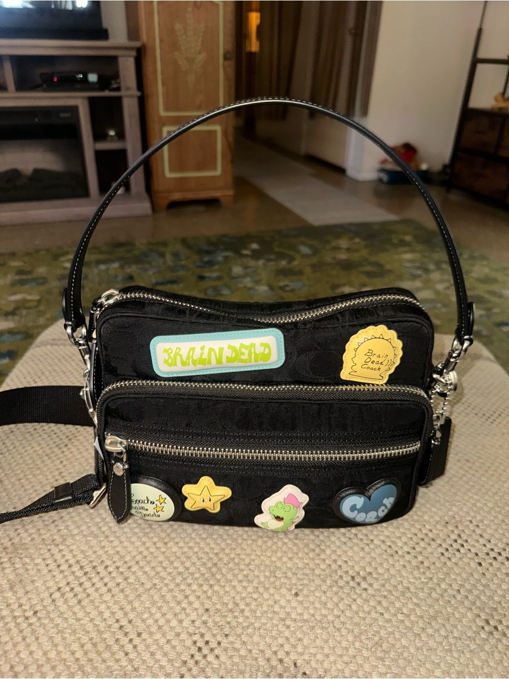 Coach brain dead dakota nylon bag